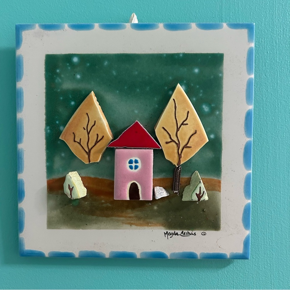 Handmade Tile Art  by Magda L. Csihas 1988